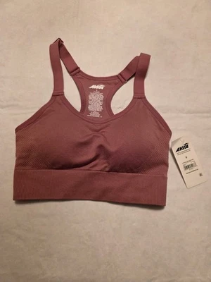 NWT Womens Avia Keyhole Cami Sports Bra Mauve Pearl Size Small - Image 1 of 4