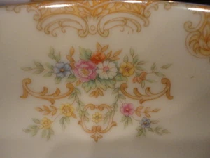 Noritake Japan Bone China Soup Bowl or Salad Floral Gold Rim 7.5 W Vintage - Picture 1 of 10