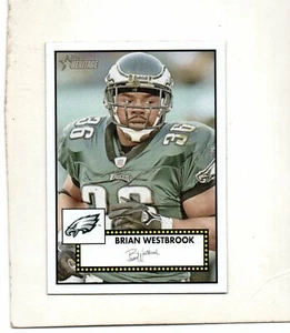 brian westbrook philadelphia eagles 70 2006 topps heritage sp card - Picture 1 of 1