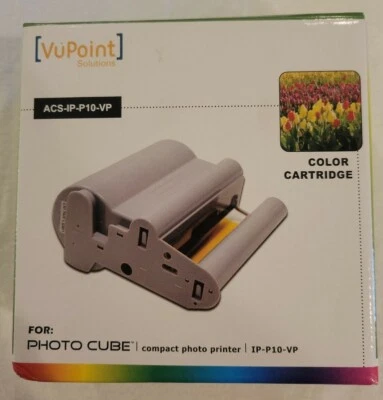 2011 NUEVO cubo de fotos VuPoint cartucho de color ACS-IP-P10-VP impresora fotográfica compacta Foto 1 de 4
