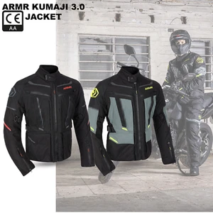 ARMR Kumaji 3.0 WP MS Men’s Touring Motorcycle Jacket Removeable Thermal Liner - Picture 1 of 18