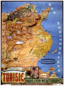 3733. El Tren del Mar Mediterráneo Póster. Arte Diseño Decorativo Hogar Interior - Imagen 1 de 1
