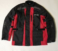 Duchinni Kids Motorcycle Textile Bike Jacket Black/Red Waterproof & Thermal XL