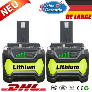 2X 18V 4,0Ah Für Ryobi One+ Plus P108 Lithium Batterie RB18L50 P104 P780 RB18L40 - Bild 1 von 12