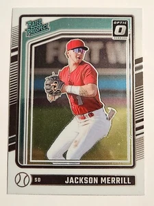 Jackson Merrill - 2024 Donruss Optic Rookie Card - Picture 1 of 2