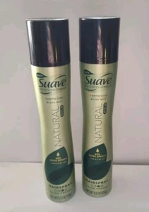 2x Suave Professionals Compressed Micro Mist Natural Hold #3 Hairspray 5.5 Oz Ea - Picture 1 of 5