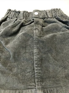 H & M Girls Corduroy Green Skirt Sz 6 - Picture 1 of 2