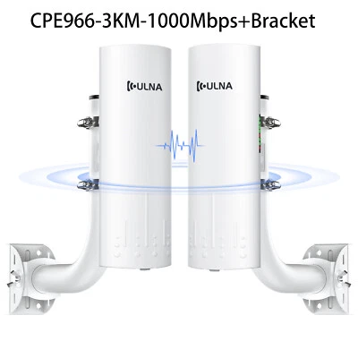 UEEVII 5.8G Long Lang WLAN Bridge CPE Wireless Access Point Outdoor POE WIFI Extender