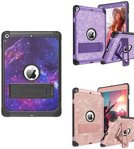 For iPad 9 8 7 6 5th,iPad Pro/Air 2 Shockproof Heavy Duty Hard Stand Case Cover - Picture 1 of 23