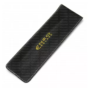LEATHERETTE BLACK STORAGE POUCH TRAVEL CASE COVER BAG HOLDER - Foto 1 di 3