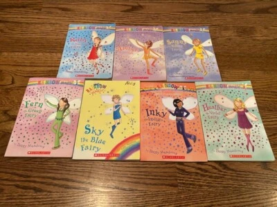 RAINBOW MAGIC ~ THE COLOR FAIRIES BOOKS 1-7 ~ BY DAISY MEADOWS  7 PB Books - Image 1 of 4