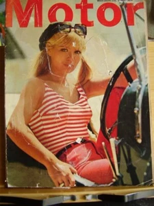 MOTOR MAG JUNE 4 1966 CAR AUTO MALLORY DUMFRIES ABBEY BRM SINGER GAZELLE HUMBER - Picture 1 of 9