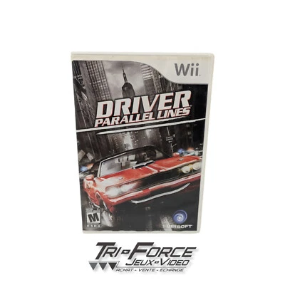 Driver Parallel Lines Nintendo Wii CIB Complete, Tested ! Free Shipping - Image 1 of 2
