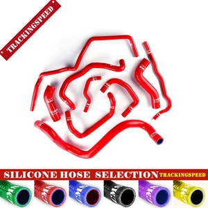 For 00-06 Volkswagen VW Golf GTi MK4 1.8T Silicone Coolant Radiator Hose Red Kit - Picture 1 of 10