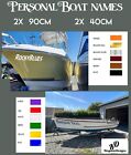 Personalised boat names decal set for boat/yacht/sailing boat/powerboat