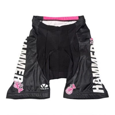 Voler Hammer Nutrition Padded Cycling Shorts Black Pink White Size Medium - Изображение 1 из 4