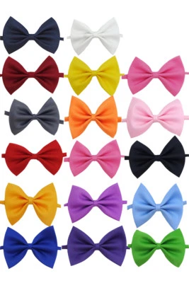 CINDA Boys Bow Ties Kids Childrens Adjustable Satin Pre Formed Wedding Party