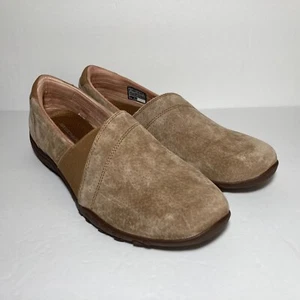 Skechers Shoes Womens SN 100377 Leather Suede Slip On Casual Loafers Size 10 - Picture 1 of 14