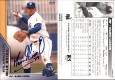 Mario Lisson Signed 2007 Choice Wilmington Blue Rocks #19 Card Auto AU