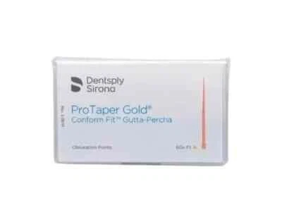 New Protaper Gold F1,F2 AND F3 GUTTA Percha Points Dentsply Tulsa Box of 60 - Image 1 of 3