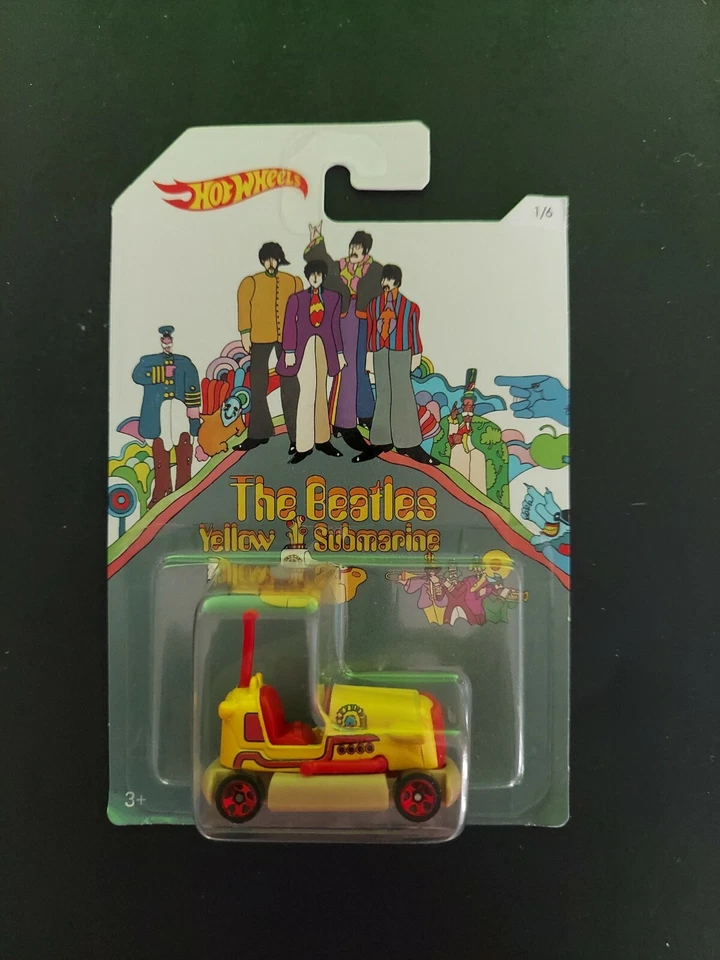 The Beatles Yellow Submarine Hot Wheels Ringo Starr Fast Felion 50th Anniversary