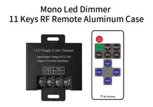 Single Color LED Strip Light Controller 11-Key RF Wireless Dimming Remote 30A DC - Picture 1 of 10