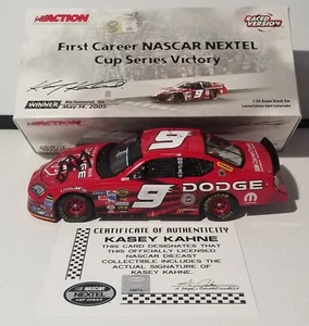 KASEY KAHNE 2005 ARC #9 Dodge AUTOGRAPHED Richmond Raced Win Version 1st Cup Win - Picture 1 of 11