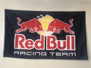 Red Bull Racing Team 3x5 Flag Banner F1 Wall Decor For Man Cave Dorm - Picture 1 of 7