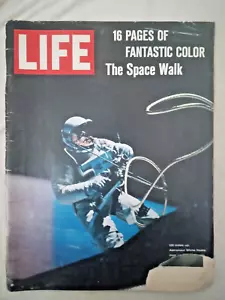 LIFE Magazine June 18, 1965 'THE SPACE WALK' 16 Pages of Fantastic Color - Imagen 1 de 5