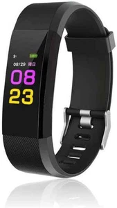 Bracelet connecté Fitness Tracker Bluetooth (noir) HDEO - Photo 1 sur 3