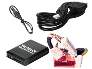 USB SD IPHONE Ipod IPAD Aux MP3 Adaptador + Bluetooth Manos Libres para Mazda - Imagen 1 de 4