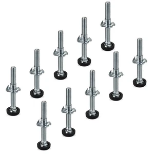10x Verstellschraube Möbelfuß Stellschraube Justierschraube Fuß M8x70 mm SOTECH - Imagen 1 de 2
