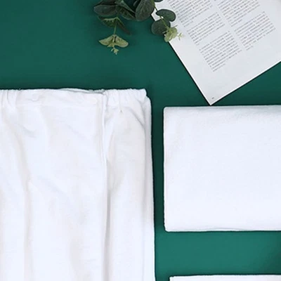 5 toallas de salón de belleza toallas de cama de microfibra falda de baño gorro de ducha almohada Foto 1 de 4