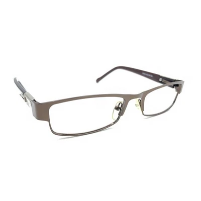 Monturas rectangulares marrón oscuro Police P2030 50-18 138 Italia hombres mujeres Foto 1 de 4