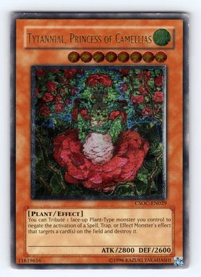 Yugioh Tytannial, Princess of Camellias CSOC-EN029 Ultimate Rare Holo - VLP 💎 - Image 1 of 2