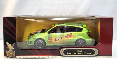 NEW in BOX Road Signature 2003 Pontiac Vibe GT-R Tuner 1:18  Diecast Model Car - Image 1 of 4