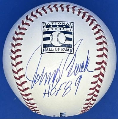 Johnny Bench Signed Autographed Hall Of Fame Logo Baseball w/ “HOF 89” & Beckett - Image 1 of 3