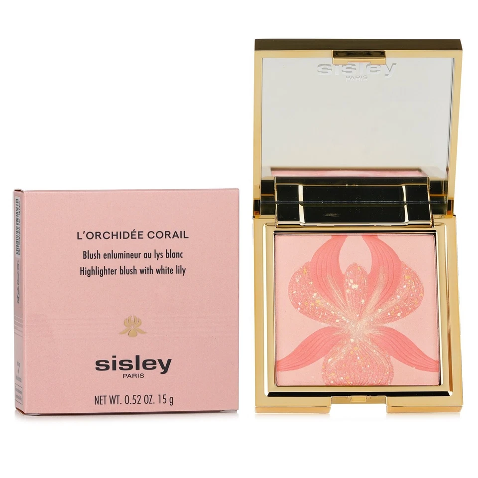 Sisley L?Orchidee Rose Highlighter Blush with While Lily 3 L'Orchidee Corail NEW - Image 1 of 1