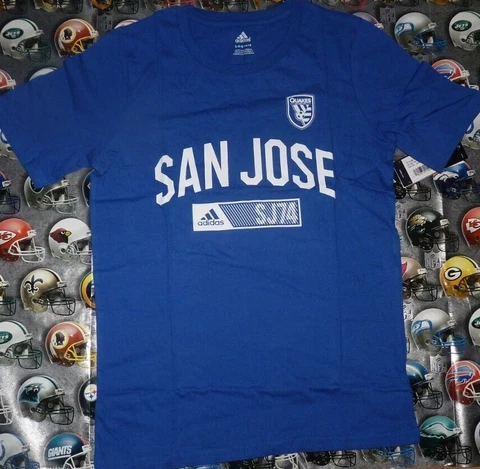 NEW ADIDAS MLS San Jose Earthquakes Soccer Youth Boys L Large 14 16 NEW NWT Cover