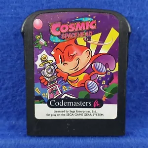 Game Gear COSMIC SPACEHEAD Cart Authentic Sega PAL REGION FREE - Picture 1 of 4