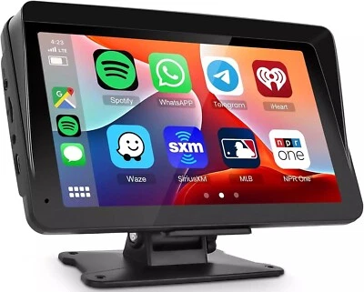 Autoradio Portatile Carplay Display per Auto, Schermo 7 Pollici IPS Touchscreen  - Immagine 1 di 4