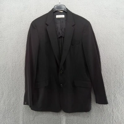Rag & Bone Blazer Mens 42 Black 2 Button Jacket Wool Handmade in USA Modern - Image 1 of 4
