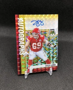 2021 Mosaic Kyle Long AUTOGRAPHS /10 GOLD PRIZM SSP No. A-KL FUTURE HOFer?? 🐻 - Picture 1 of 24