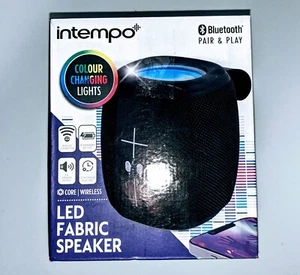 Intempo Bluetooth LED Fabric Speaker (Black) - Picture 1 of 7