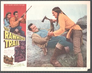 Rawhide Trail 11"x14" Lobby Card #6 Rex Reason Tomahawk Western