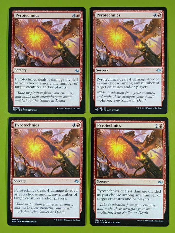Pyrotechnics x4 Fate Reforged 4x Magic the Gathering MTG - Image 1 of 1