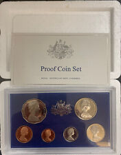 1984 Royal Australian Mint Proof Coin Set Canberra Wildlife Elizabeth II