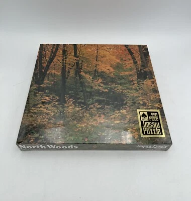 "Rompecabezas de colección Hoyle Products North Woods 550 piezas 1982 18x24"" - nuevo sellado" Foto 1 de 4