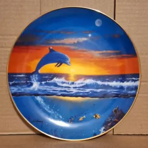 Collectible Plate - Spring of the Dolphin by Delmary (Franklin Mint, 1993) - Picture 1 of 2