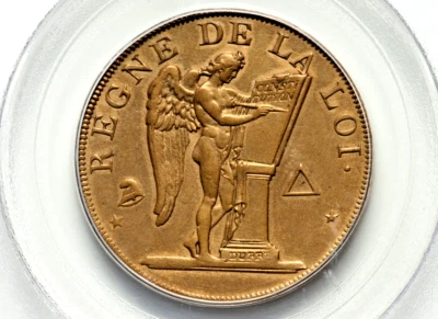 1793 Francia: República Bronce Espécimen Essai 2 Soles 1793 SP 62 PCGS Foto 1 de 4